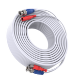 30M 100ft  White DC Video Power Cable Connector CCTV Security CCTV Camera